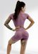 Костюм для фітнесу жіночий LILAFIT комплект шорти та топ фіолетовий розмір М LFT000021 фото 3