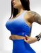 Костюм для фитнеса женский LILAFIT комплект лосины пуш ап и топ сине-голубой размер S LFS000027 фото 6