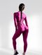 Костюм для фитнеса женский LILAFIT комплект лосины пуш ап и топ с длинным рукавом розовый размер М LFS000097 фото 2