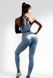 Костюм для фитнеса женский LILAFIT комплект лосины пуш ап и топ светло-серый размер S LFS000047 фото 3