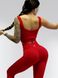 Костюм для фитнеса  женский LILAFIT комплект лосины и топ красный размер М LFS000013 фото 5