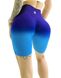 Шорты пуш ап для фитнеса женские LILAFIT фиолетово-голубые градиент размер S LFH000014 фото 3