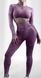 Костюм для фітнесу жіночий LILAFIT фіолетовий розмір М LFS000082 фото 5
