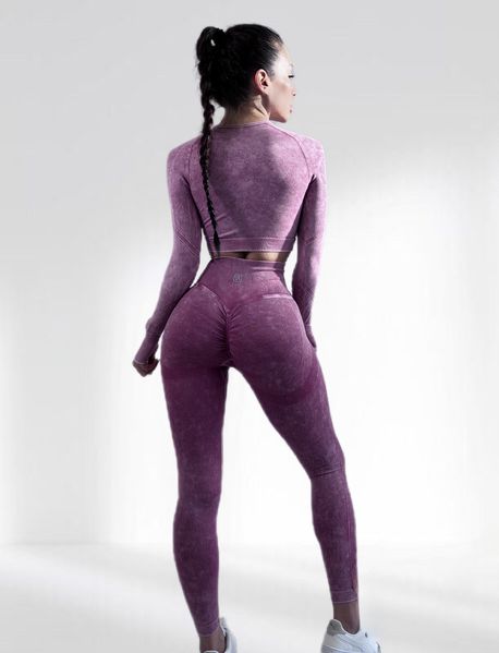 Костюм для фітнесу жіночий LILAFIT фіолетовий розмір М LFS000082 фото