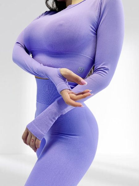 Костюм для фітнесу жіночий LILAFIT фиолетовый розмір М LFS000049 фото