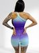 Костюм для фітнесу жіночий LILAFIT комплект шорти та топ фіолетовий градієнт розмір S LFT000026 фото 3