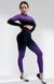 Костюм для фітнесу жіночий LILAFIT чорно-фіолетовий градієнт розмір S LFS000017 фото 2