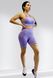 Костюм для фітнесу жіночий LILAFIT комплект шорти та топ фіолетовий розмір S LFT000029 фото 2
