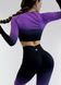 Костюм для фитнеса женский LILAFIT черно-фиолетовый градиент размер S LFS000017 фото 5