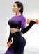 Костюм для фитнеса женский LILAFIT черно-фиолетовый градиент размер S LFS000017 фото 1