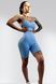 Костюм для фитнеса женский LILAFIT комплект шорты и топ голубой размер S LFT000012 фото 2