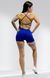 Костюм для фітнесу жіночий LILAFIT комплект шорти та топ синій розмір S LFT000030 фото 3