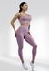 Костюм для фитнеса женский LILAFIT комплект лосины пуш ап и топ темно-розовый размер S LFS000054 фото 1