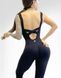 Спортивний жіночий комбінезон LILAFIT для гімнастики йоги фітнесу чорний розмір М LFJ000012 фото 3