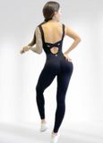 Спортивний жіночий комбінезон LILAFIT для гімнастики йоги фітнесу чорний розмір М LFJ000012 фото