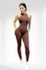 Спортивний жіночий комбінезон LILAFIT для гімнастики йоги фітнесу коричневий розмір S LFJ000013 фото 2
