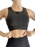 Спортивный топ пуш ап для фитнеса на молнии LILAFIT черный размер L LFB000026 фото