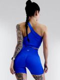 Костюм для фітнесу жіночий LILAFIT комплект шорти та топ яскраво-синій розмір S LFT000019 фото