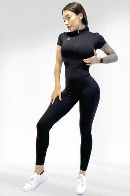 Спортивний жіночий комбінезон LILAFIT для гімнастики йоги фітнесу чорний розмір S LFJ000016 фото